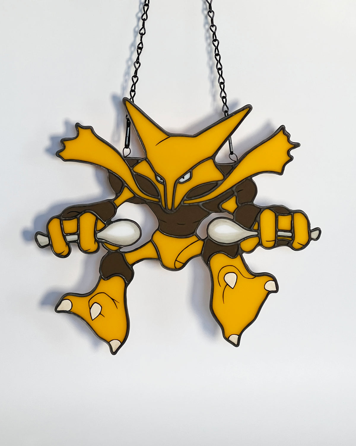 Psychic Spoon Monster Stained Glass
