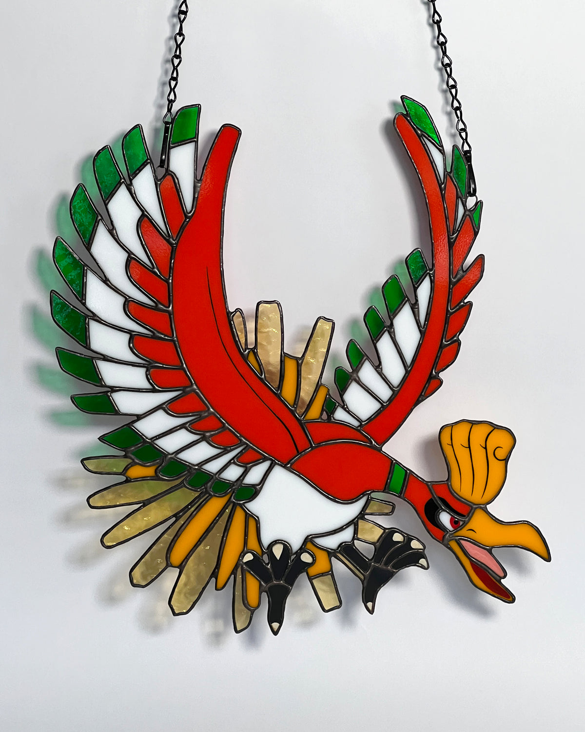 Fire Bird Monster Stained Glass