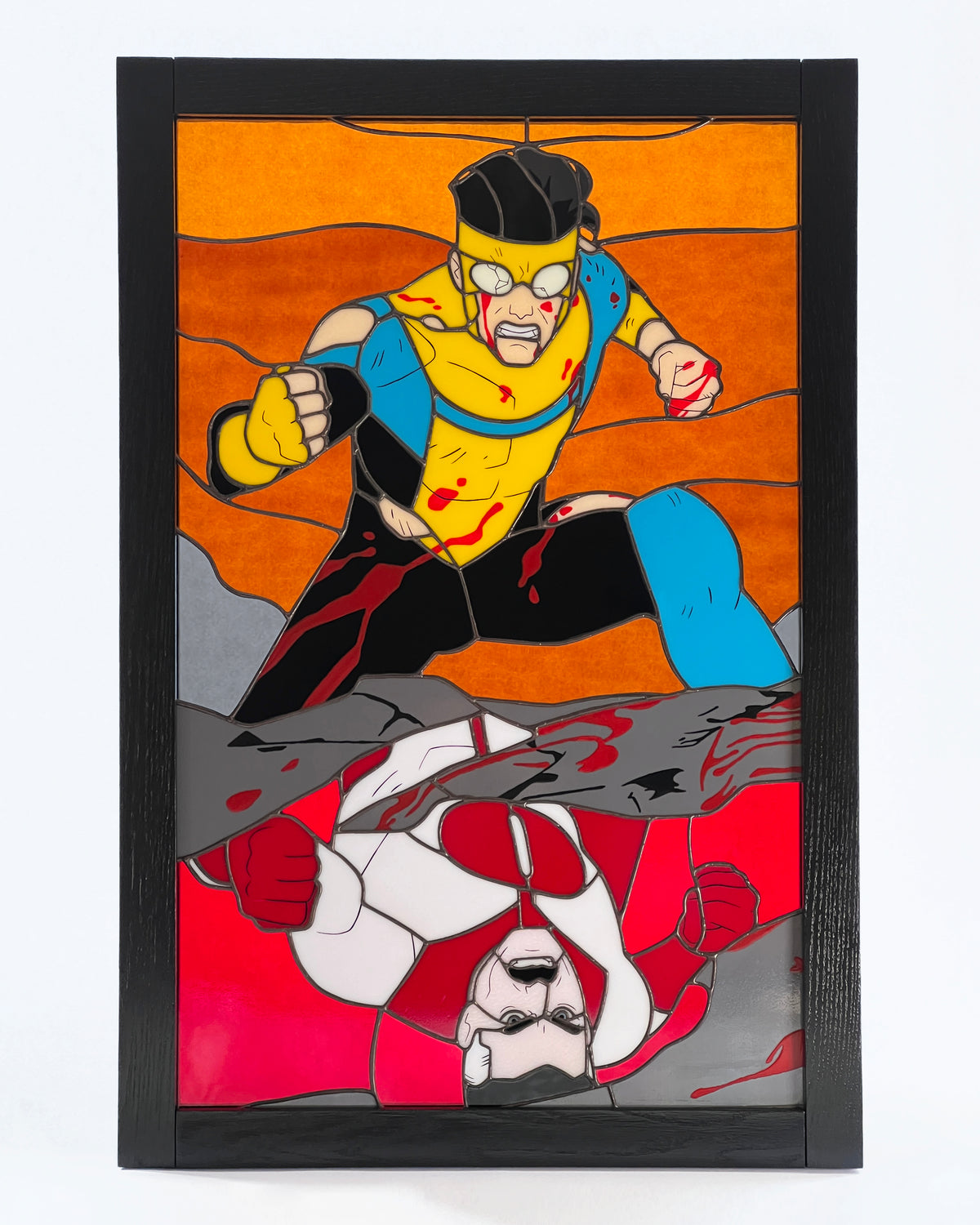Incapable of being defeated Stained Glass