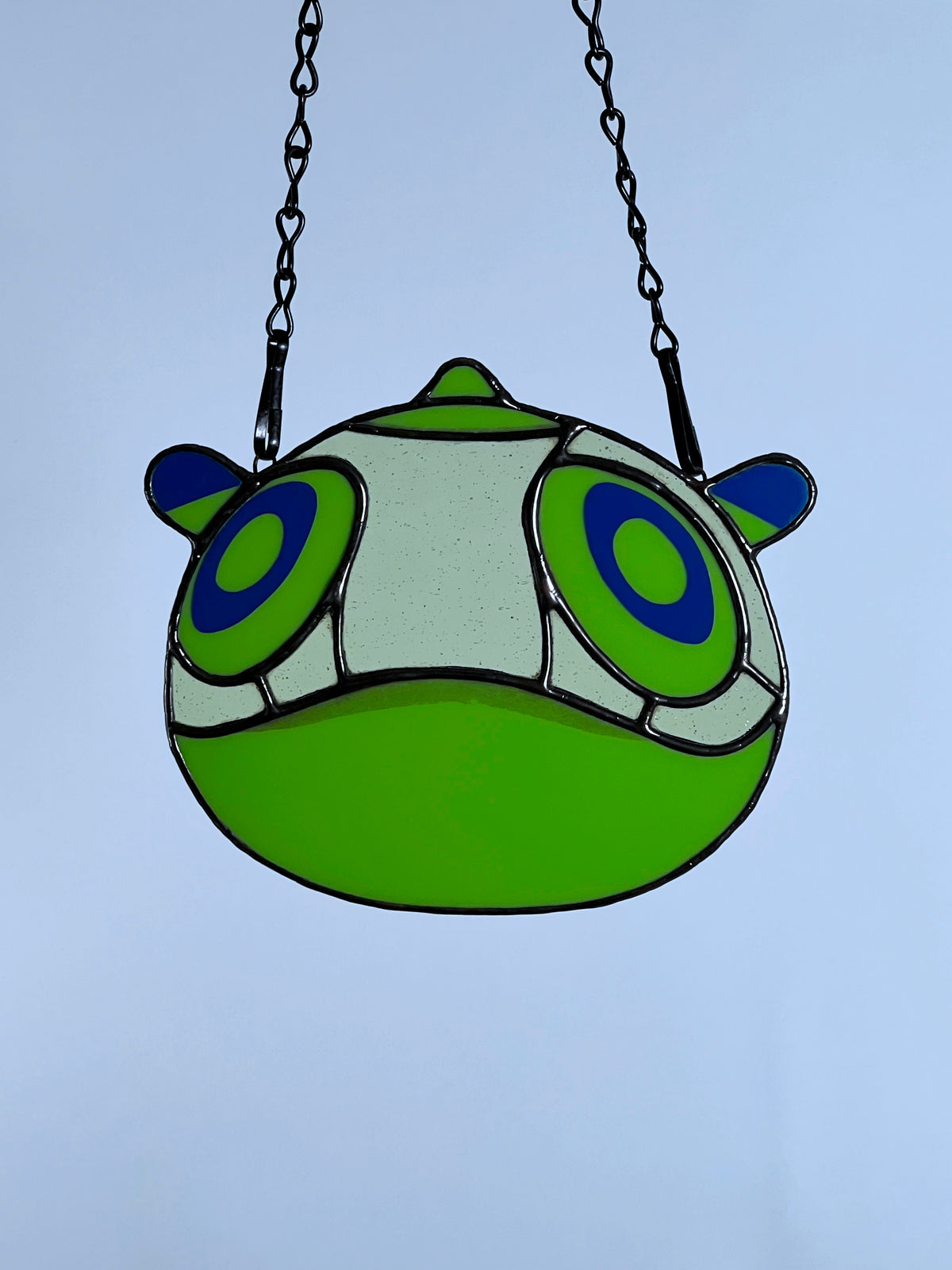 Green Squishy Ball Stained Glass