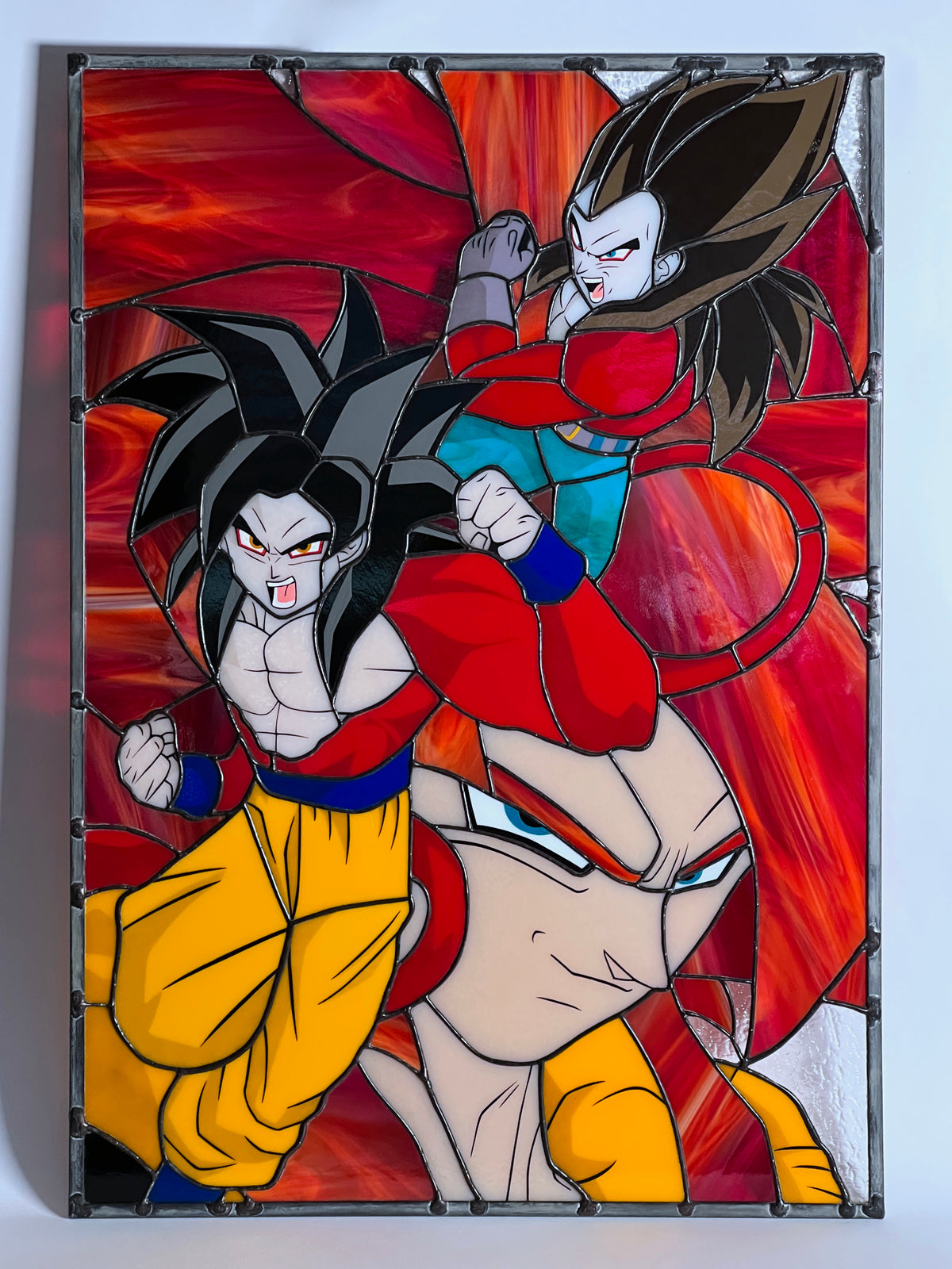 Alien Warrior Fusion Stained Glass
